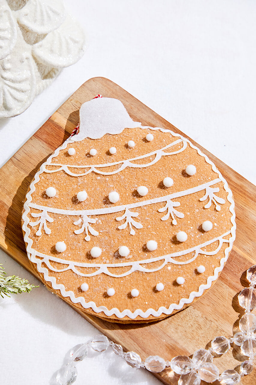 8.5" Felt Sugar & Spice Ornament