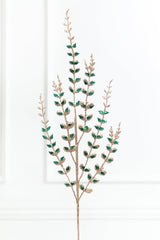 30" Green Jeweled Glitter Spray