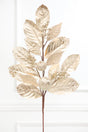 31" Glitter Beaded Fruited Magnolia Spray