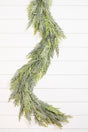 60" Iced Cedar Garland