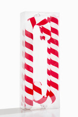 17" Velvet Candy Cane Box of 4