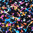 Gypsy Scarf Nylon Spandex Fabric - Multicolor Paint Splatter, 58/60" Width (1 Yard)