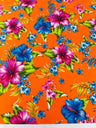 Multi Color Hawaiian Hibiscus 100 Percent Cotton Fabric - Multi Color Floral Print, 45" Width (1 Yard)