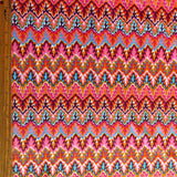Swim Knit Nylon Spandex Multicolor Zig Zags