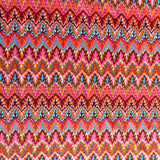 Swim Knit Nylon Spandex Multicolor Zig Zags