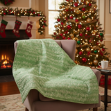 Quilting Cotton Classic Christmas Sheet Music Green Riley Blake