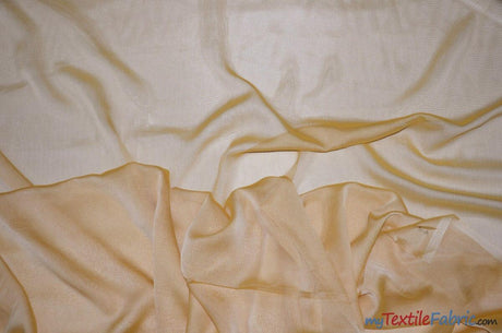 Two Tone Chiffon Polyester Fabric - Iridescent Sheer, 58/60" Width, Multiple Colors (Yards, Bolts, Sample Swatch)