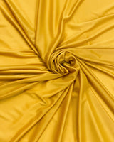 Stretch Lining Polyester Fabric - Mustard Gold, Matte Soft, 60" Width (1 Yard)