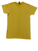 Lucky Friends 1001 100% Cotton Fabric - Mustard, Round Neck, 4.2 Oz, Tubular, No Side Seams (1 Piece)
