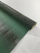 Mutant Faux Crocodile Ostrich 3D Two Tone Vinyl Fabric - Two Tone Crocodile Texture, 54" Width (1 Yard)