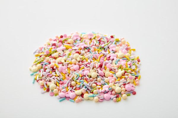 Wilton Bright Bunny and Jimmies Easter Sprinkles Mix, 3.98 oz.
