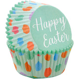 Wilton “Happy Easter" Paper Spring Easter Egg Cupcake Liners, 75-Count