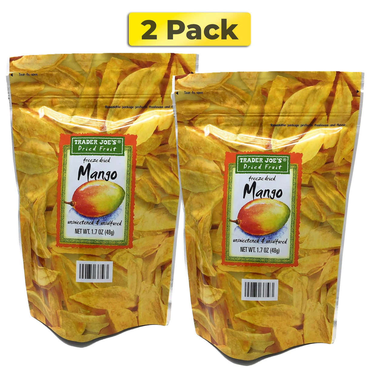 Trader Joe's Freeze Dried Mango | 1.7 oz