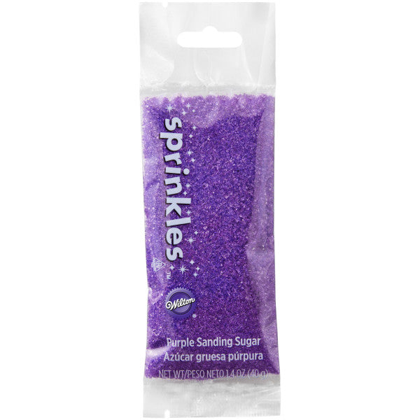Wilton Purple Sanding Sugar Sprinkles – 1.4 oz.