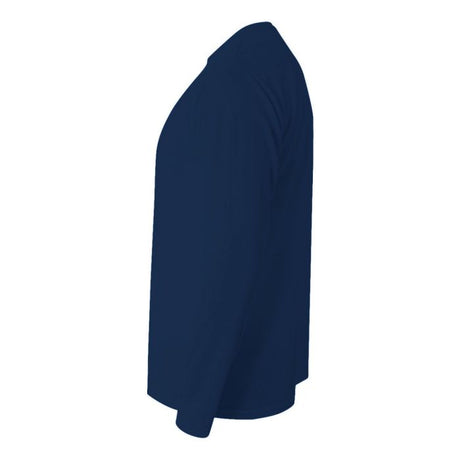 A4 N3165 Micro Poly Interlock Fabric - Navy, Long Sleeve, 44+ UPF (1 Piece)