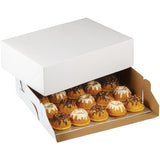 Wilton White Corrugated Cake Box, 10 x 14 Inch