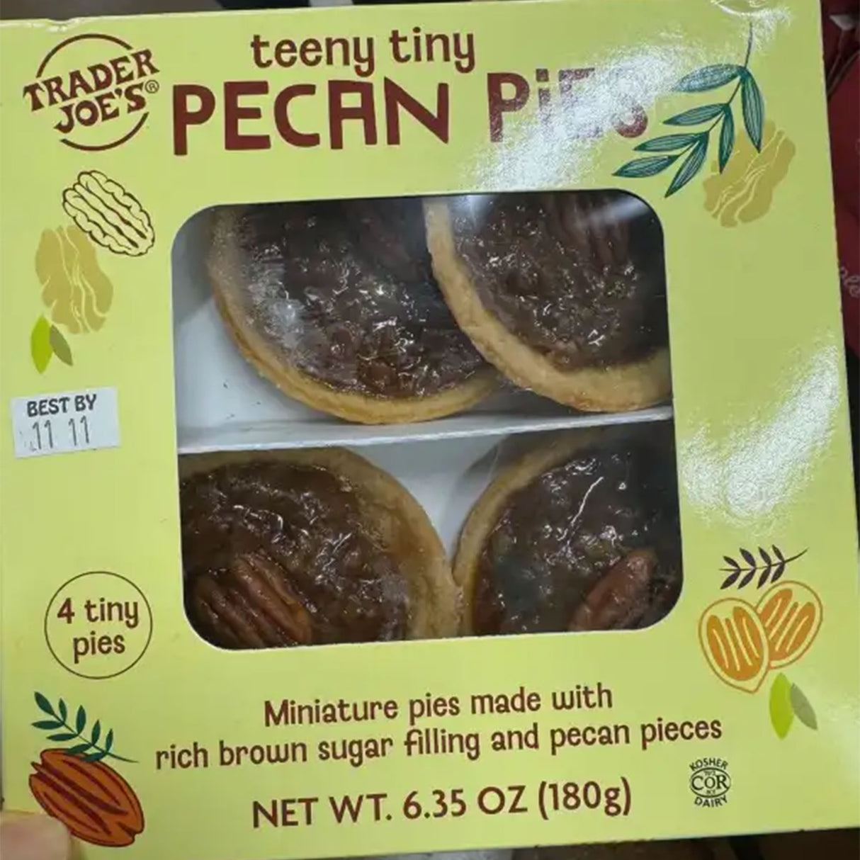 Teeny Tiny Pecan Pies - 6.35 Oz