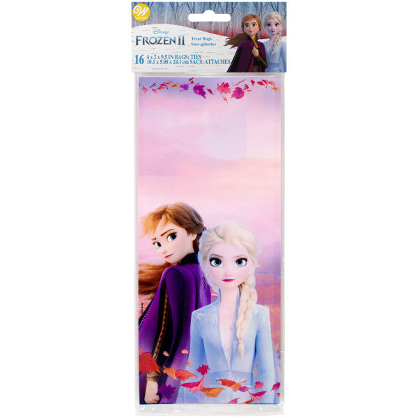 Wilton Disney Frozen 2 Treat Bags, 16-Count Anna and Elsa