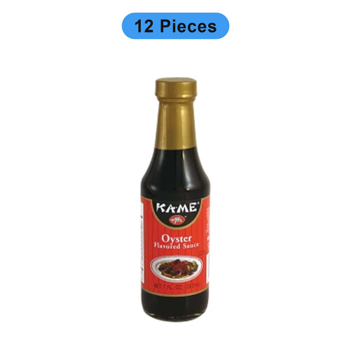 KAME OYSTER SAUCE 7 OZ BOTTLE