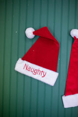 22” Reversible Santa Hat “Naughty” and “Nice”