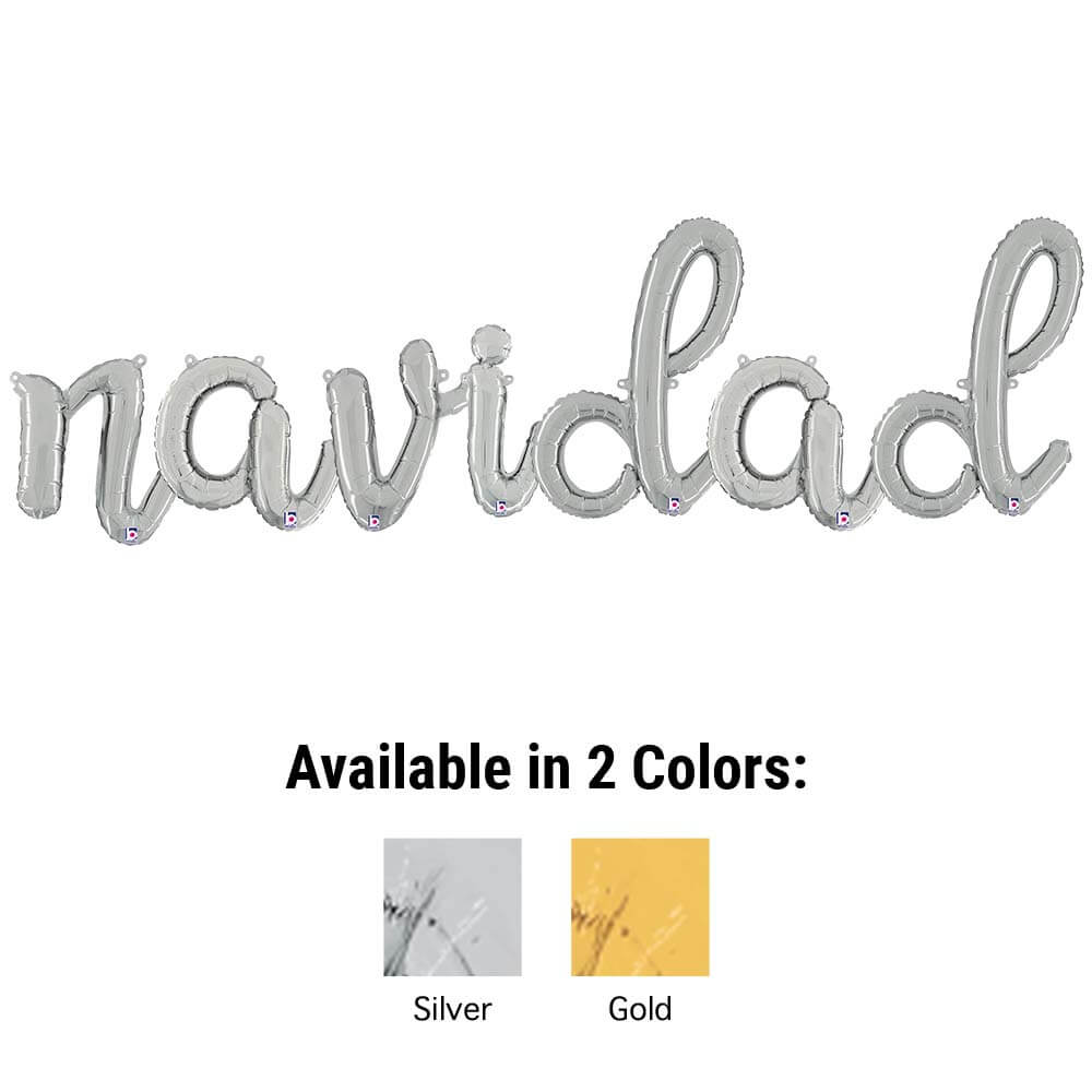 Christmas Foil Letter Kit NAVIDAD