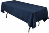 Polyester Rectangular Tablecloth 60x144 Inch – Durable Reusable Table Linen for Weddings, Parties, Banquets & Events