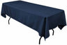 Polyester Rectangular Tablecloth 60x144 Inch – Durable Reusable Table Linen for Weddings, Parties, Banquets & Events