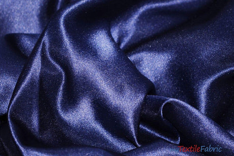 Stretch Matte Satin Peau De Soie Polyester Fabric - Solid, 58/60" Width (1 Yard)