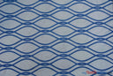 Elliptical Jacquard Polyester Fabric - Reversible Modern Geometric Pattern, 58/60" Width, Multiple Colors (1 Yard)