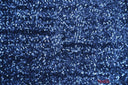 Glitz Mesh Sequins Polyester Fabric - 3Mm Glitter Sequins, 52" Width, Multiple Colors (1 Yard)