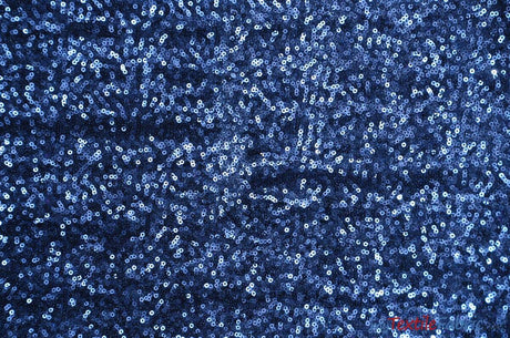 Glitz Mesh Sequins Polyester Fabric - 3Mm Glitter Sequins, 52" Width, Multiple Colors (1 Yard)