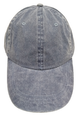Mega Cap Cotton Twill Cap - Navy, Low Profile, Unstructured, Six Panel (1 Cap)