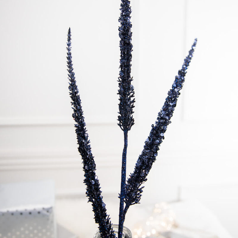 34" Triple Glitter/Sequin Millet Spray