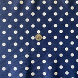 Small Polka Dot Poly Cotton Fabric - Multi-Color Polka Dots, 60" Width