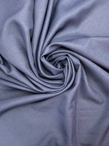 Gabardine Navy Polyester Gabardine Fabric - Navy, 59/60" Width (1 Yard)