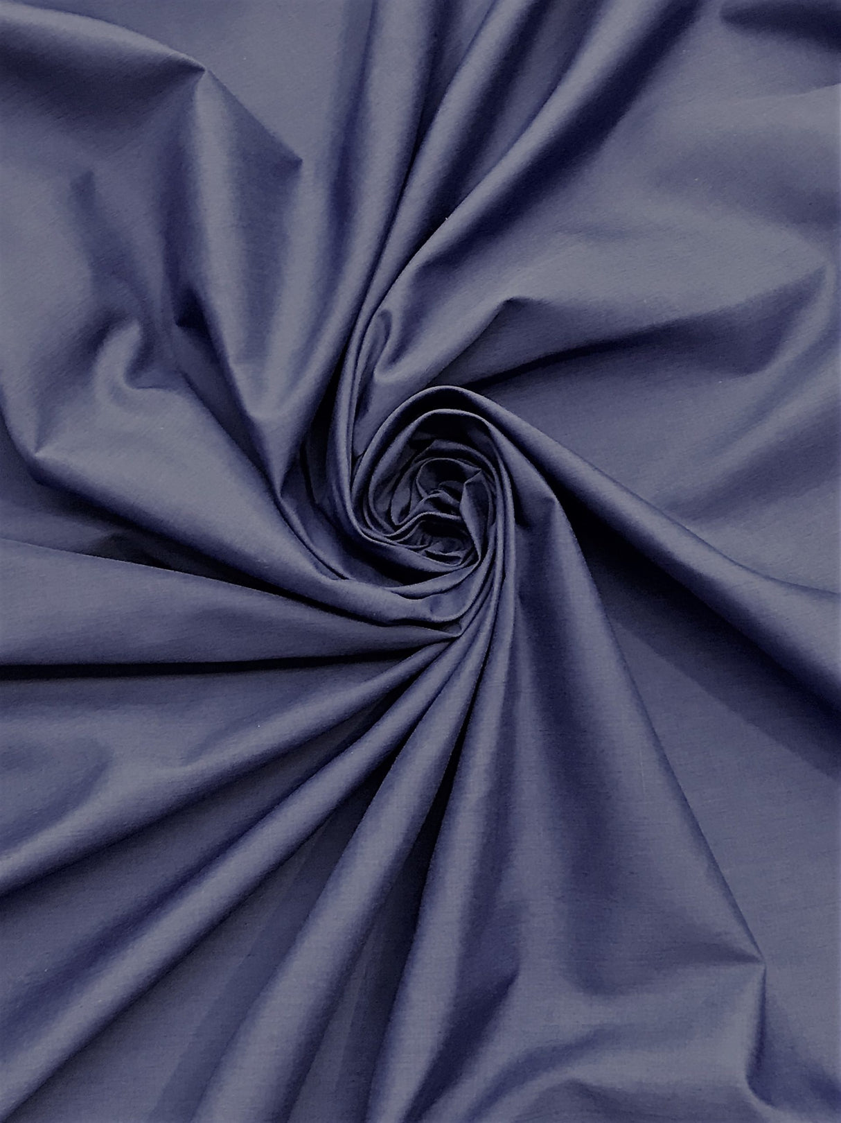 Navy Blue Poly Cotton Fabric - Navy Blue, Broadcloth/Polycotton, 59/60" Width (1 Yard)