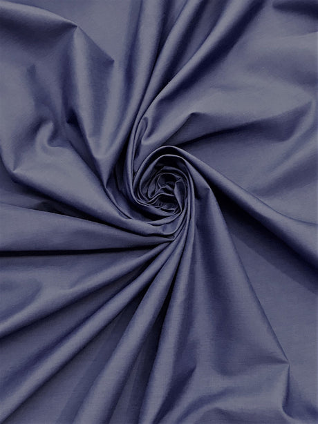 Navy Blue Poly Cotton Fabric - Navy Blue, Broadcloth/Polycotton, 59/60" Width (1 Yard)