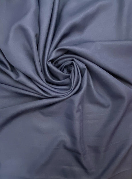 Gabardine Navy Polyester Gabardine Fabric - Navy, 59/60" Width (1 Yard)