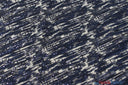 Everleigh Embroidery Polyester Lace Fabric - Sequins Hatch Cross, Multiple Colors, 52" Width (1 Yard)