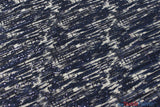 Everleigh Embroidery Polyester Lace Fabric - Sequins Hatch Cross, Multiple Colors, 52" Width (1 Yard)