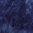Navy Faux Fur Fabric - Luxury Shaggy, Navy, 60" Width (1 Yard)