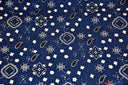 Bandana Cotton Print Polyester Cotton Broadcloth Fabric - Multiple Colors, 58/60" Width (1 Yard)