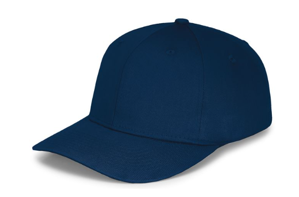 Panel Caps 6204 Cotton Twill Fabric - Navy, Structured 6-Panel, Low-Profile, Snapback Adjustable (One Size)