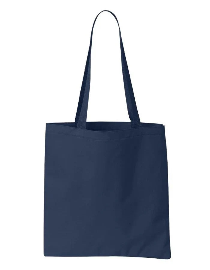 Big Tote Bag 600 Denier Polyester/PVC Fabric - Navy, 18"W X 16"H X 4 1/2"D (1 Bag)