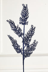31" Sequin Coral Leaf Spray