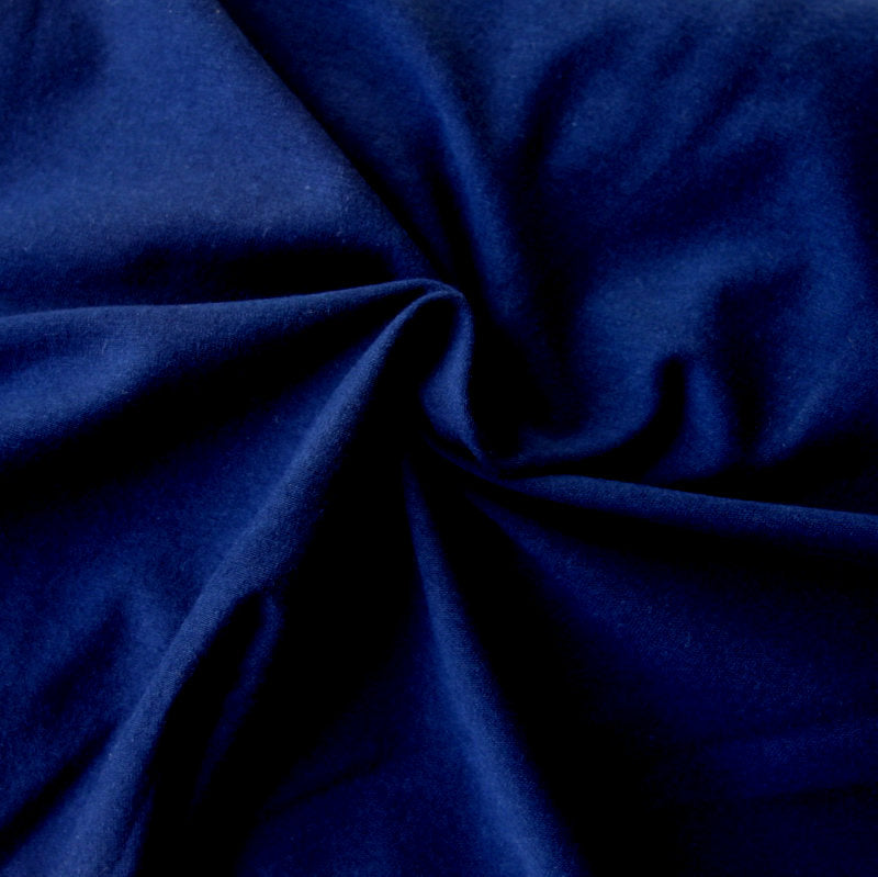 Cotton Lycra Jersey Knit Fabric Classic Navy