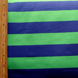 Navy and Green Nylon Lycra Swim Knit