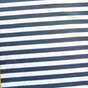 Cotton Lycra Navy and White 3/8" Stripe Knit Fabric