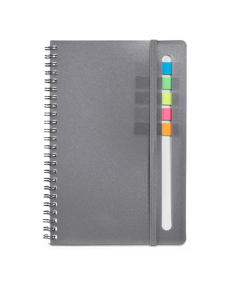 Semester Spiral Notebook With Sticky Flags 6.25" X 8.5"