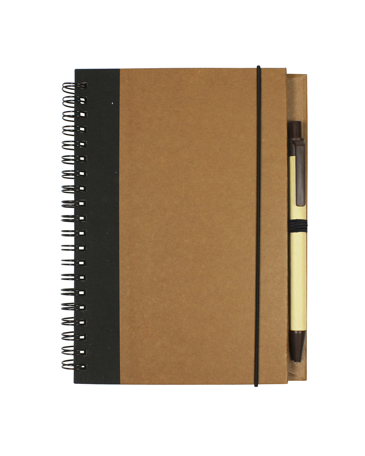 Contrast Paperboard Spiral Notebook & Pen 5.5" X 7.125"